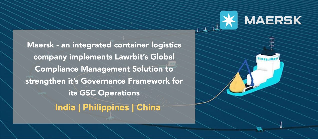 MAERSK - An Integrated Container Logistics Company Implements Lawrbit ...