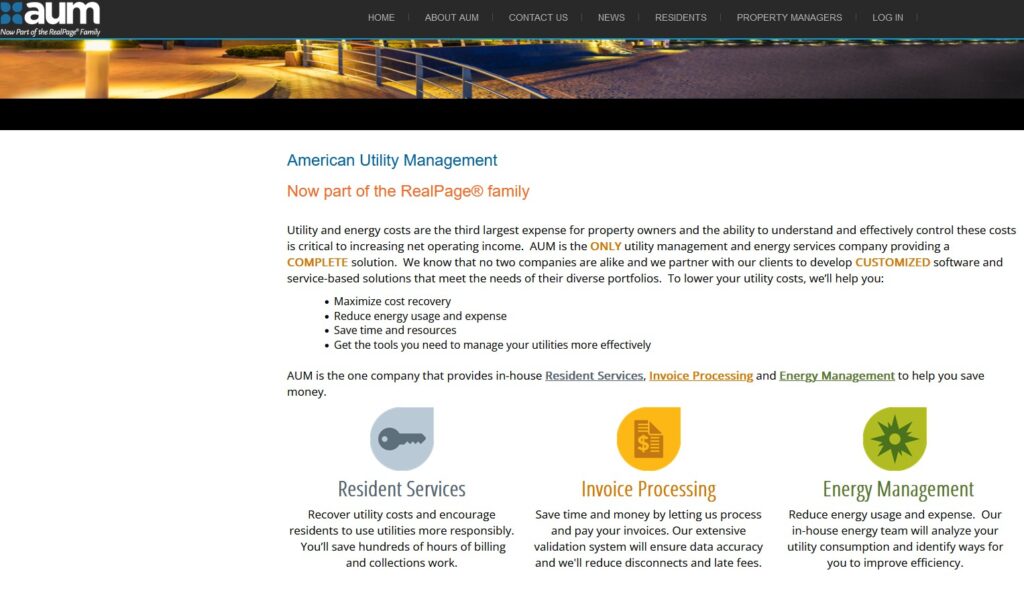 American Utility Management Home Page