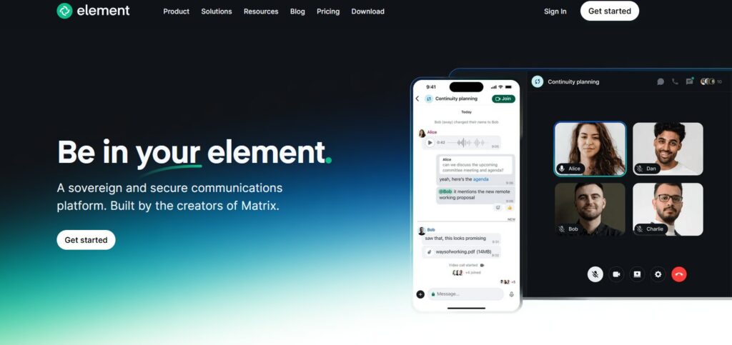 Element Home Page