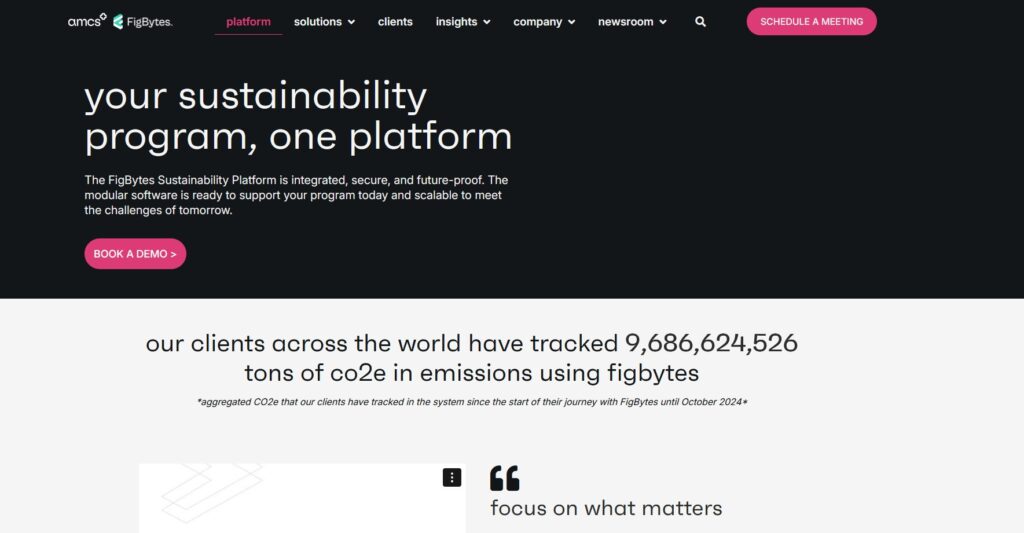 FigBytes Sustainability Management Platform