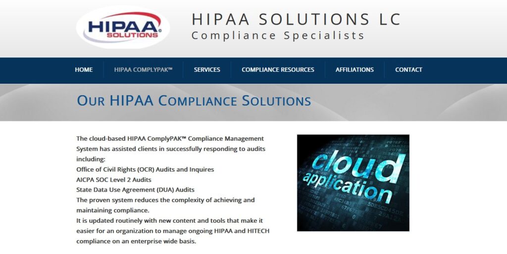 HIPAA ComplyPAK Software Solution