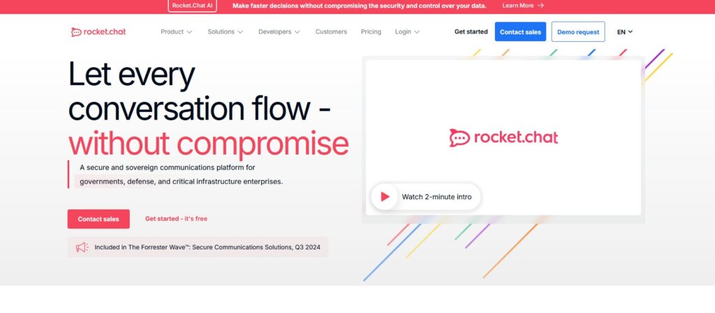 Rocket.Chat Home Page